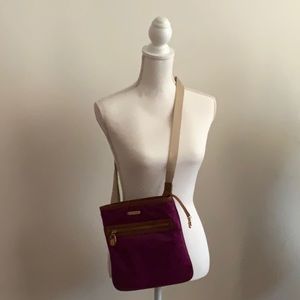Michael Kors (purple) Nylon Crossbody Purse